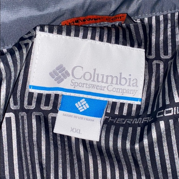 Columbia men’s thermal coil winter coat grey XXL - Picture 8 of 10
